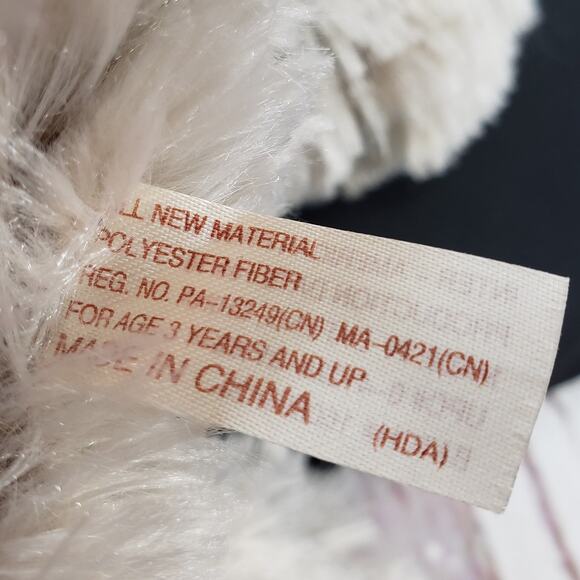 Inter American Gray Teddy Bear Holding Love Heart Plush - Picture 10 of 10